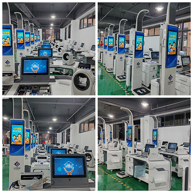 SH-T18智能健康體檢一體機(jī)發(fā)貨前實(shí)拍圖